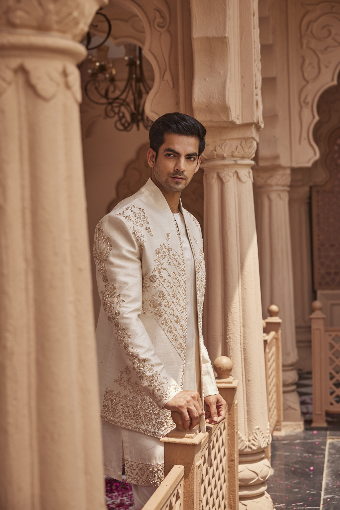 OFF-WHITE INDO WESTERN JACKET