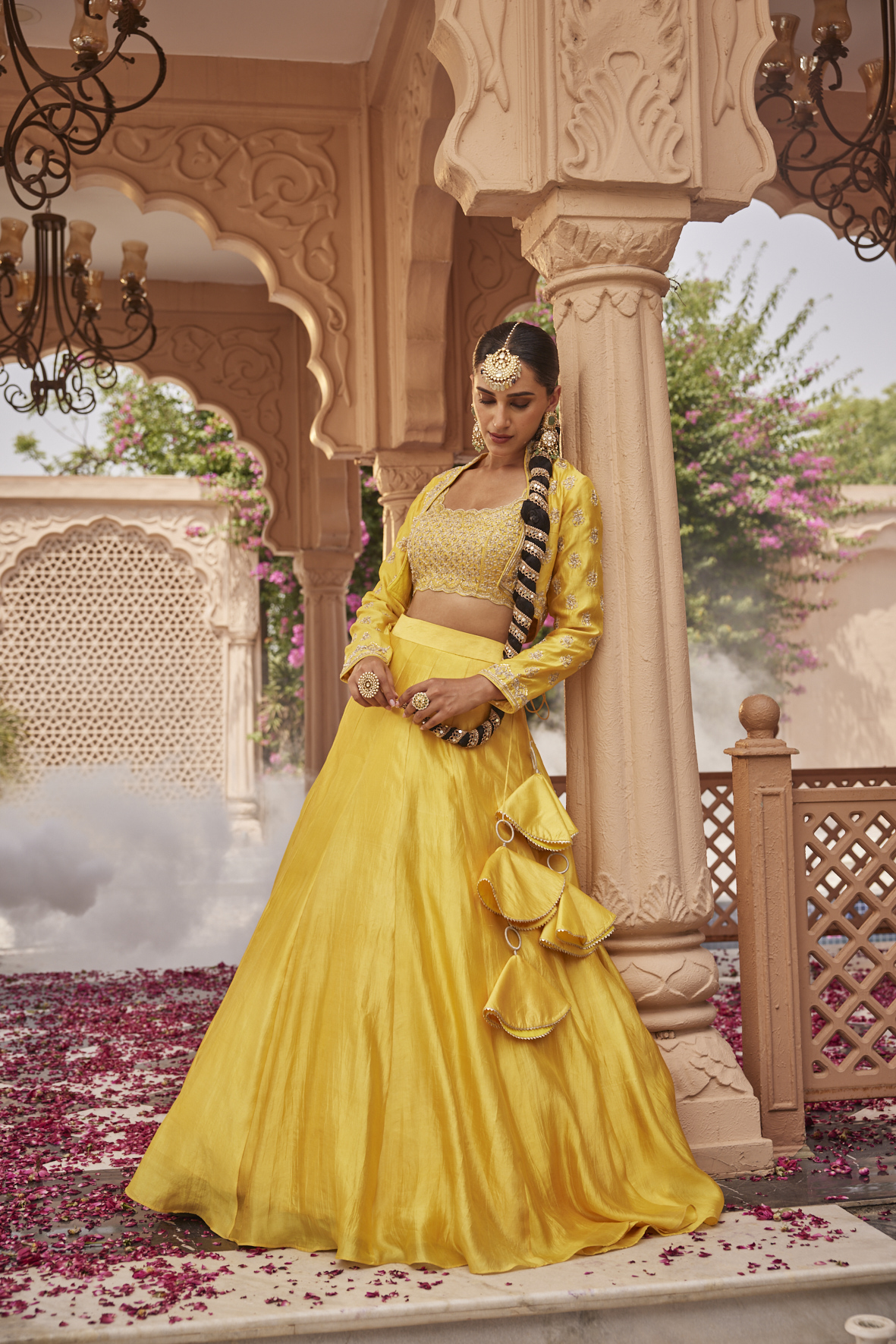 Alternate view of MUSTURD YELLOW INDOWESTERN JACKET SET